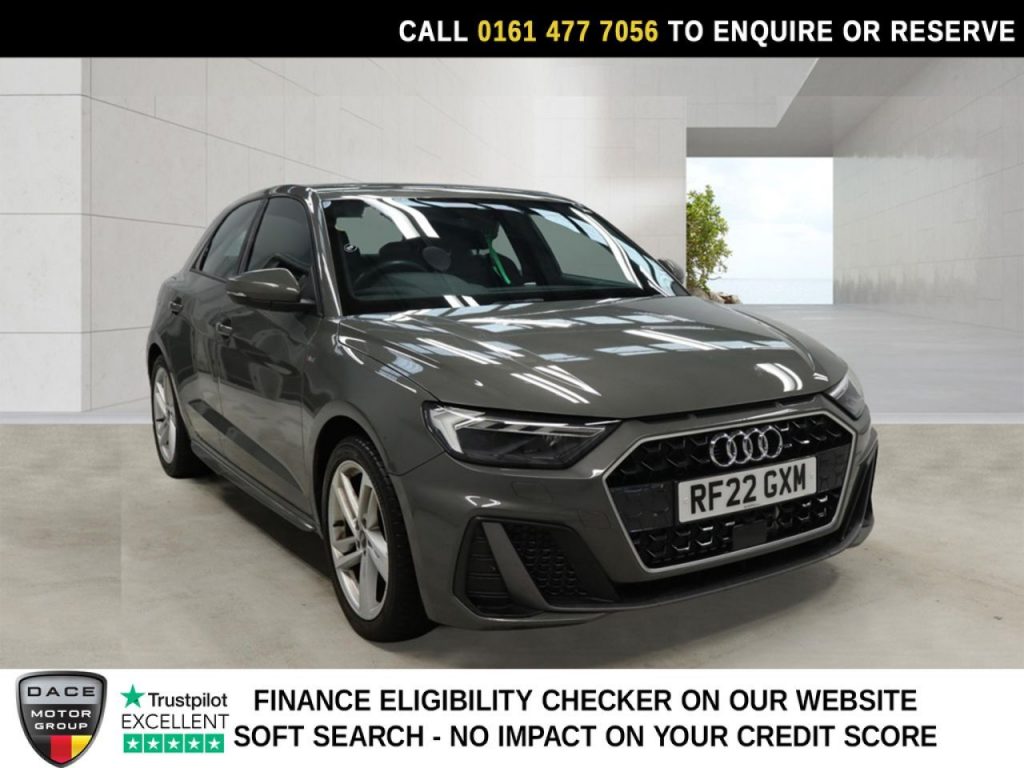 Used 2022 GREY AUDI A1 Hatchback 1.0 TFSI 25 S line Sportback 5dr Petrol Manual Euro 6 (s/s) (95 ps) (reg. 2022-07-08) for sale in Stockport
