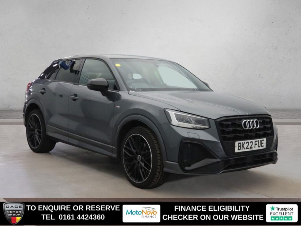 Used 2022 GREY AUDI Q2 SUV 1.5 TFSI CoD 35 Black Edition SUV 5dr Petrol S Tronic Euro 6 (s/s) (150 ps) (reg. 2022-04-13) for sale in Altrincham