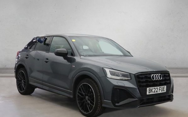 Used 2022 GREY AUDI Q2 SUV 1.5 TFSI CoD 35 Black Edition SUV 5dr Petrol S Tronic Euro 6 (s/s) (150 ps) (reg. 2022-04-13) for sale in Altrincham