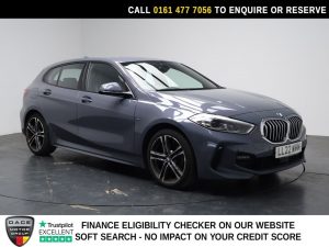Used 2022 GREY BMW 1 SERIES Hatchback 1.5 118i M Sport (LCP) Hatchback 5dr Petrol Manual Euro 6 (s/s) (136 ps) (reg. 2022-06-28) for sale in Stockport
