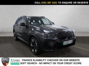 Used 2022 GREY BMW IX3 SUV 80kWh M Sport Pro SUV 5dr Electric Auto (286 ps) (reg. 2022-03-26) for sale in Manchester