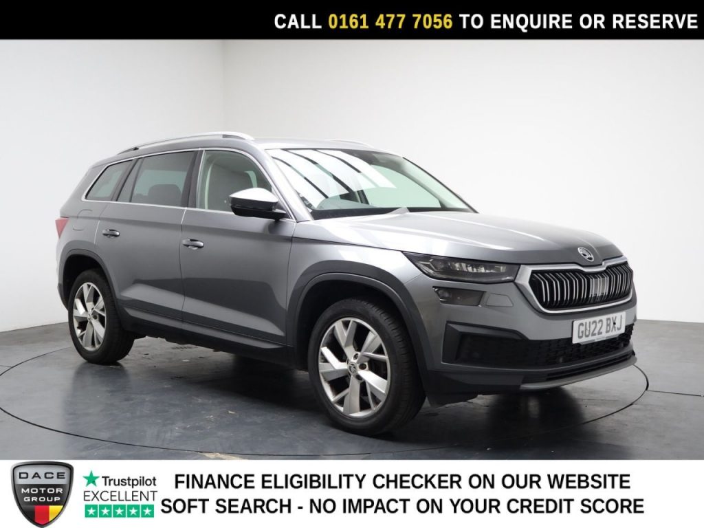 Used 2022 GREY SKODA KODIAQ SUV 1.5 TSI ACT SE L SUV 5dr Petrol DSG Euro 6 (s/s) (7 Seat) (150 ps) (reg. 2022-03-13) for sale in Stockport