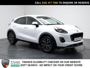 Used 2022 WHITE FORD PUMA SUV 1.0T EcoBoost MHEV Titanium SUV 5dr Petrol Hybrid Manual Euro 6 (s/s) (125 ps) (reg. 2022-06-15) for sale in Stockport