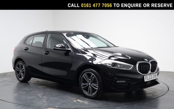 Used 2023 BLACK BMW 1 SERIES Hatchback 1.5 118i Sport (LCP) Hatchback 5dr Petrol DCT Euro 6 (s/s) (136 ps) (reg. 2023-06-05) for sale in Stockport