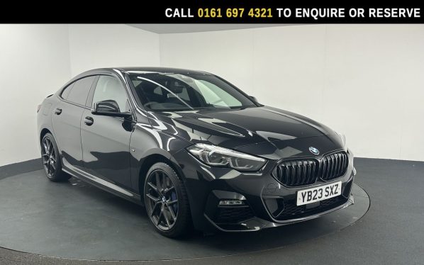 Used 2023 BLACK BMW 2 SERIES GRAN COUPE Saloon 1.5 218i M Sport Saloon 4dr Petrol Manual Euro 6 (s/s) (136 ps) (reg. 2023-05-31) for sale in Manchester