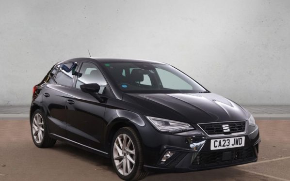 Used 2023 BLACK SEAT IBIZA Hatchback 1.0 TSI FR Hatchback 5dr Petrol Manual Euro 6 (s/s) (110 ps) (reg. 2023-04-27) for sale in Altrincham