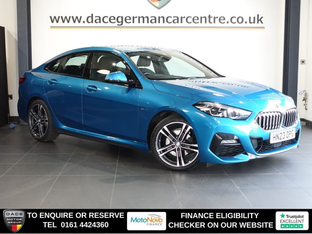 Used 2023 BLUE BMW 2 SERIES GRAN COUPE Saloon 2.0 218d M Sport Saloon 4dr Diesel Auto Euro 6 (s/s) (150 ps) (reg. 2023-04-28) for sale in Altrincham