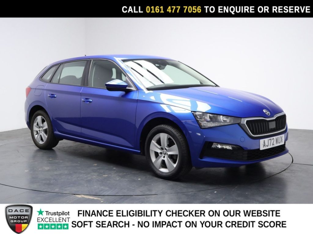 Used 2023 BLUE SKODA SCALA Hatchback 1.5 TSI SE Hatchback 5dr Petrol Manual Euro 6 (s/s) (150 ps) (reg. 2023-01-25) for sale in Stockport