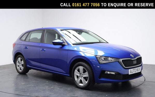 Used 2023 BLUE SKODA SCALA Hatchback 1.5 TSI SE Hatchback 5dr Petrol Manual Euro 6 (s/s) (150 ps) (reg. 2023-01-25) for sale in Stockport