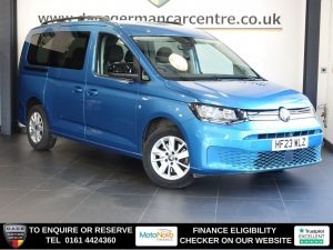 Used 2023 BLUE VOLKSWAGEN CADDY MAXI MPV 1.5 TSI Life MPV 5dr Petrol DSG Euro 6 (s/s) (114 ps) (reg. 2023-04-21) for sale in Altrincham