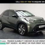 Used 2023 GREEN TOYOTA AYGO X Hatchback 1.0 VVT-i Exclusive Hatchback 5dr Petrol Manual Euro 6 (s/s) (72 ps) (reg. 2023-03-18) for sale in Stockport