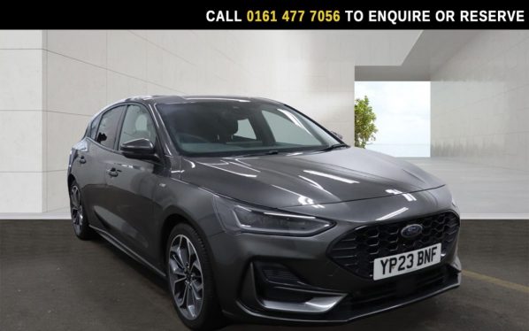 Used 2023 GREY FORD FOCUS Hatchback 1.0T EcoBoost ST-Line X Hatchback 5dr Petrol Manual Euro 6 (s/s) (125 ps) (reg. 2023-04-12) for sale in Stockport