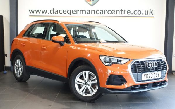 Used 2023 ORANGE AUDI Q3 SUV 1.5 TFSI CoD 35 Technik SUV 5dr Petrol S Tronic Euro 6 (s/s) (150 ps) (reg. 2023-03-01) for sale in Altrincham