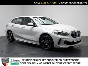 Used 2023 WHITE BMW 1 SERIES Hatchback 1.5 118i M Sport (LCP) Hatchback 5dr Petrol Manual Euro 6 (s/s) (136 ps) (reg. 2023-02-14) for sale in Stockport
