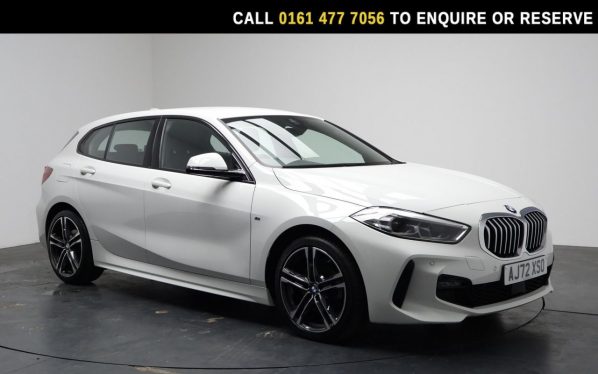 Used 2023 WHITE BMW 1 SERIES Hatchback 1.5 118i M Sport (LCP) Hatchback 5dr Petrol Manual Euro 6 (s/s) (136 ps) (reg. 2023-02-14) for sale in Stockport