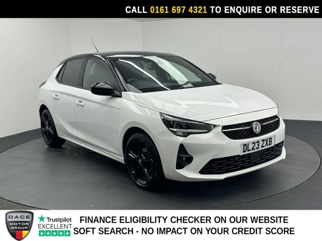 Used 2023 WHITE VAUXHALL CORSA Hatchback 1.2 GS Hatchback 5dr Petrol Manual Euro 6 (75 ps) (reg. 2023-06-26) for sale in Manchester