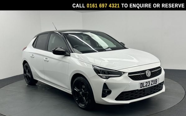 Used 2023 WHITE VAUXHALL CORSA Hatchback 1.2 GS Hatchback 5dr Petrol Manual Euro 6 (75 ps) (reg. 2023-06-26) for sale in Manchester