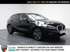 Used 2024 BLACK BMW 1 SERIES Hatchback 1.5 118i Sport (LCP) Hatchback 5dr Petrol DCT Euro 6 (s/s) (136 ps) (reg. 2024-05-03) for sale in Stockport