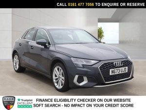 Used 2024 GREY AUDI A3 Hatchback 1.4 TFSIe 40 Sport Sportback 5dr Petrol Plug-in Hybrid S Tronic Euro 6 (s/s) 13kWh (204 ps) (reg. 2024-02-07) for sale in Stockport