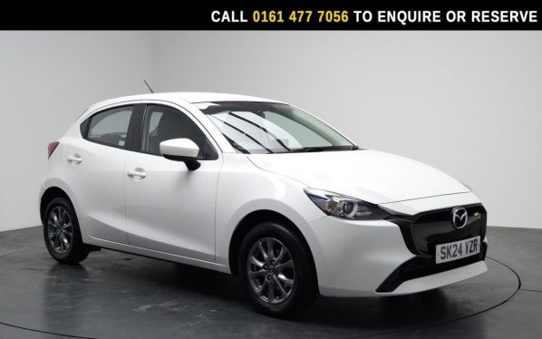 Used 2024 WHITE MAZDA MAZDA2 Hatchback 1.5 SKYACTIV-G Centre-Line Hatchback 5dr Petrol Manual Euro 6 (s/s) (75 ps) (reg. 2024-04-05) for sale in Stockport