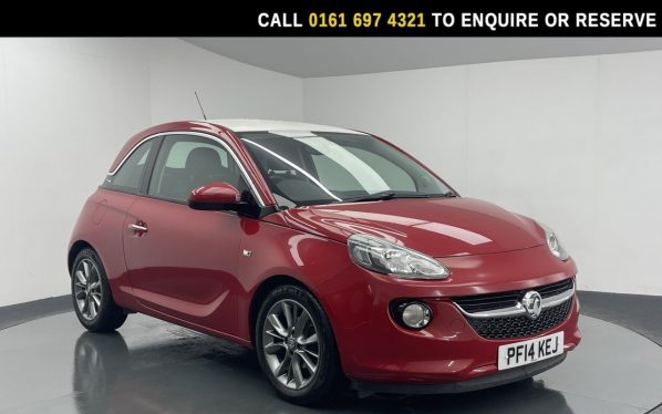Used 2014 RED VAUXHALL ADAM Hatchback 1.2 16v JAM Hatchback 3dr Petrol Manual Euro 5 (70 ps) (reg. 2014-07-01) for sale in Manchester