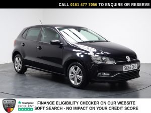 Used 2016 BLACK VOLKSWAGEN POLO Hatchback 1.2 TSI BlueMotion Tech Match Hatchback 5dr Petrol Manual Euro 6 (s/s) (90 ps) (reg. 2016-09-19) for sale in Stockport