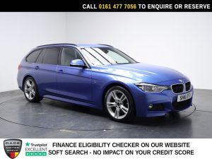 Used 2016 BLUE BMW 3 SERIES Estate 2.0 320d M Sport Touring 5dr Diesel Manual Euro 6 (s/s) (190 ps) (reg. 2016-03-31) for sale in Stockport