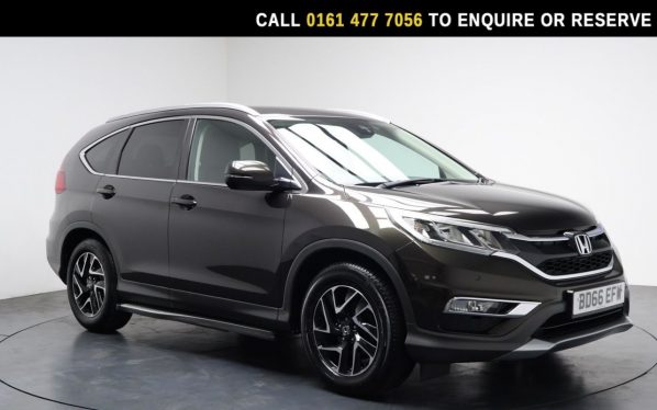 Used 2016 BRONZE HONDA CR-V SUV 1.6 i-DTEC SE Plus Navi SUV 5dr Diesel Manual Euro 6 (s/s) (120 ps) (reg. 2016-09-28) for sale in Stockport