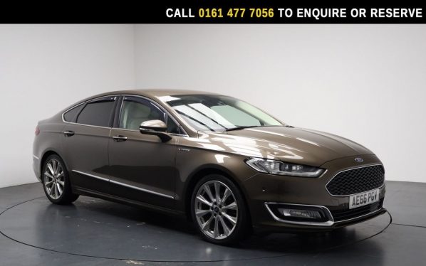 Used 2016 BROWN FORD MONDEO Saloon 2.0 TDCi Vignale Saloon 4dr Diesel Powershift Euro 6 (s/s) (210 ps) (reg. 2016-10-18) for sale in Stockport