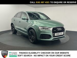 Used 2016 GREEN AUDI Q3 SUV 2.0 TFSI S line Plus SUV 5dr Petrol S Tronic quattro Euro 6 (s/s) (180 ps) (reg. 2016-05-17) for sale in Manchester