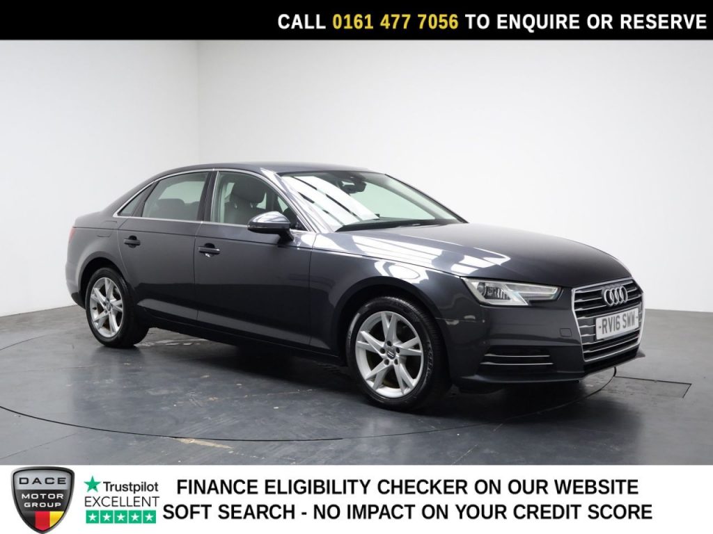 Used 2016 GREY AUDI A4 Saloon 1.4 TFSI Sport Saloon 4dr Petrol Manual Euro 6 (s/s) (150 ps) (reg. 2016-05-19) for sale in Stockport