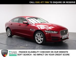 Used 2016 RED JAGUAR XE Saloon 2.0 GTDi Portfolio Saloon 4dr Petrol Auto Euro 6 (s/s) (240 ps) (reg. 2016-09-30) for sale in Stockport