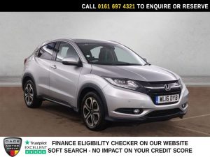 Used 2016 SILVER HONDA HR-V SUV 1.5 i-VTEC EX SUV 5dr Petrol CVT Euro 6 (s/s) (130 ps) (reg. 2016-07-07) for sale in Manchester