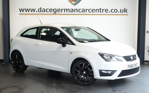 Used 2016 WHITE SEAT IBIZA Hatchback 1.2 TSI FR Sport Coupe 3dr Petrol Manual Euro 6 (110 ps) (reg. 2016-12-01) for sale in Altrincham