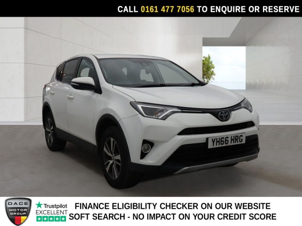 Used 2016 WHITE TOYOTA RAV4 SUV 2.0 D-4D Business Edition Plus SUV 5dr Diesel Manual Euro 6 (s/s) (Safety Sense