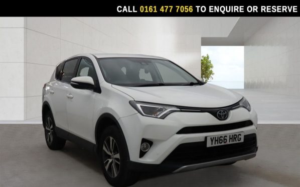 Used 2016 WHITE TOYOTA RAV4 SUV 2.0 D-4D Business Edition Plus SUV 5dr Diesel Manual Euro 6 (s/s) (Safety Sense