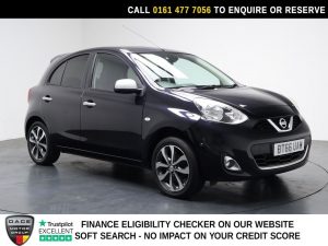 Used 2017 BLACK NISSAN MICRA Hatchback 1.2 n-tec Hatchback 5dr Petrol Manual Euro 6 (80 ps) (reg. 2017-02-14) for sale in Stockport