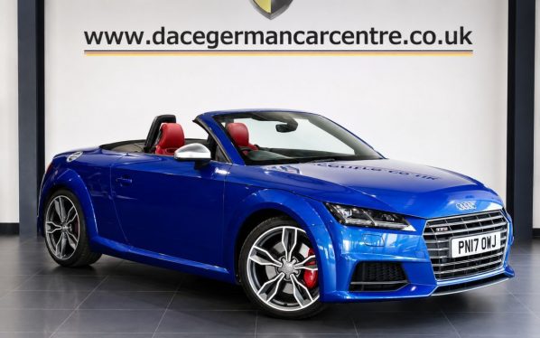 Used 2017 BLUE AUDI TTS Convertible 2.0 TFSI Roadster 2dr Petrol S Tronic quattro Euro 6 (s/s) (310 ps) (reg. 2017-03-02) for sale in Altrincham