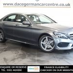 Used 2017 GREY MERCEDES-BENZ C-CLASS Saloon 2.1 C220d AMG Line Saloon 4dr Diesel G-Tronic+ Euro 6 (s/s) (170 ps) (reg. 2017-06-16) for sale in Altrincham