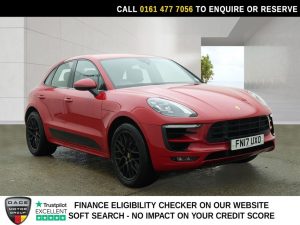 Used 2017 RED PORSCHE MACAN SUV 3.0T V6 GTS SUV 5dr Petrol PDK 4WD Euro 6 (s/s) (360 ps) (reg. 2017-03-02) for sale in Stockport