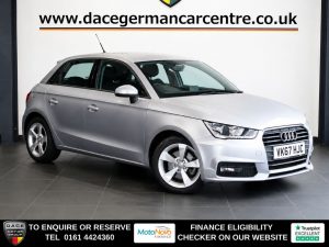Used 2017 SILVER AUDI A1 Hatchback 1.4 TFSI Sport Sportback 5dr Petrol Manual Euro 6 (s/s) (125 ps) (reg. 2017-09-30) for sale in Altrincham