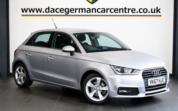 Used 2017 SILVER AUDI A1 Hatchback 1.4 TFSI Sport Sportback 5dr Petrol Manual Euro 6 (s/s) (125 ps) (reg. 2017-09-30) for sale in Altrincham