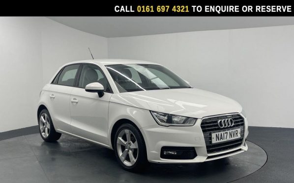 Used 2017 WHITE AUDI A1 Hatchback 1.0 TFSI Sport Sportback 5dr Petrol Manual Euro 6 (s/s) (95 ps) (reg. 2017-04-28) for sale in Manchester