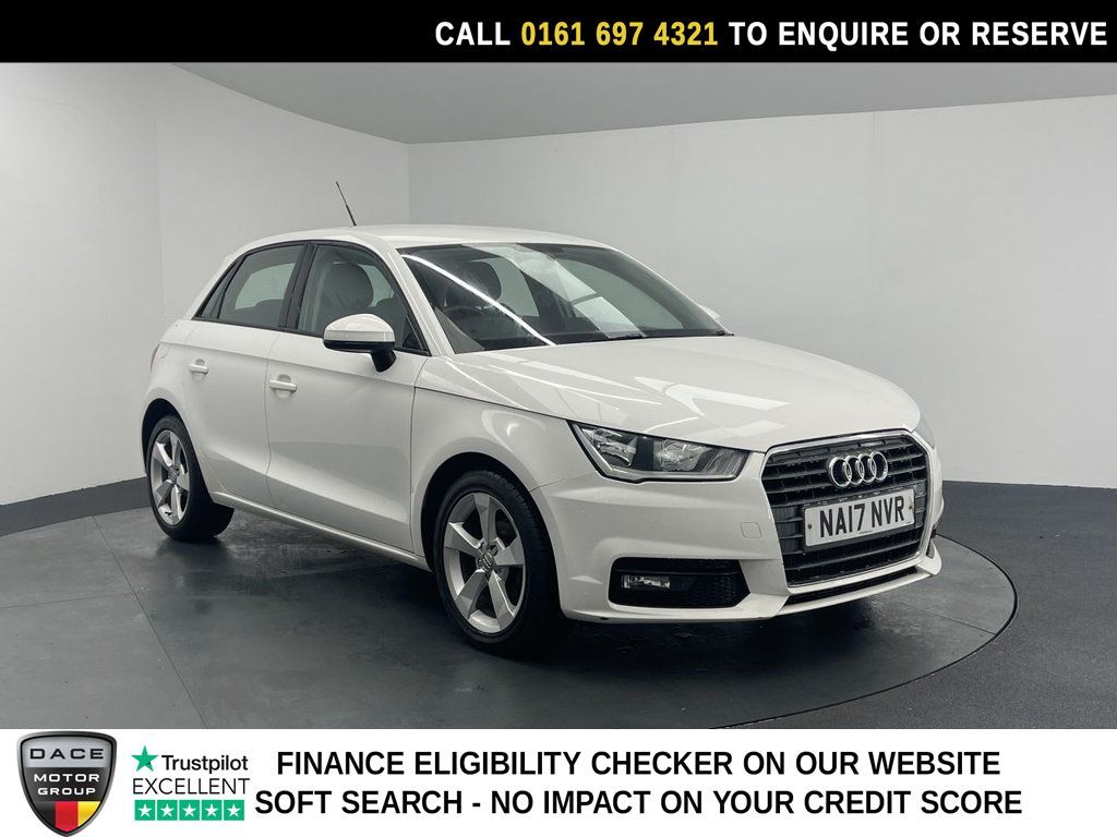 Used 2017 WHITE AUDI A1 Hatchback 1.0 TFSI Sport Sportback 5dr Petrol Manual Euro 6 (s/s) (95 ps) (reg. 2017-04-28) for sale in Manchester