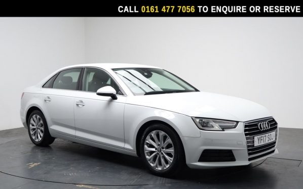Used 2017 WHITE AUDI A4 Saloon 2.0 TDI ultra SE Saloon 4dr Diesel S Tronic Euro 6 (s/s) (150 ps) (reg. 2017-05-15) for sale in Stockport