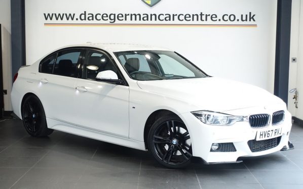 Used 2017 WHITE BMW 3 SERIES Saloon 3.0 330d M Sport Saloon 4dr Diesel Auto Euro 6 (s/s) (258 ps) (reg. 2017-09-29) for sale in Altrincham