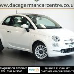 Used 2017 WHITE FIAT 500 Hatchback 1.2 Lounge Hatchback 3dr Petrol Manual Euro 6 (s/s) (69 bhp) (reg. 2017-03-24) for sale in Altrincham