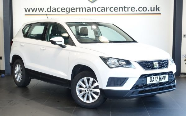 Used 2017 WHITE SEAT ATECA SUV 1.0 TSI Ecomotive S SUV 5dr Petrol Manual Euro 6 (s/s) (115 ps) (reg. 2017-07-17) for sale in Altrincham