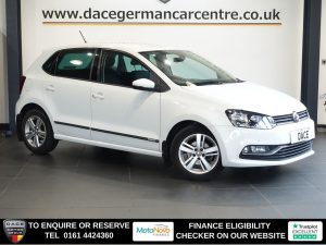 Used 2017 WHITE VOLKSWAGEN POLO Hatchback 1.2 TSI BlueMotion Tech Match Edition Hatchback 5dr Petrol Manual Euro 6 (s/s) (90 ps) (reg. 2017-06-29) for sale in Altrincham