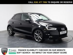 Used 2018 BLACK AUDI A1 Hatchback 1.4 TFSI Black Edition Sportback 5dr Petrol Manual Euro 6 (s/s) (Nav) (125 ps) (reg. 2018-05-02) for sale in Stockport